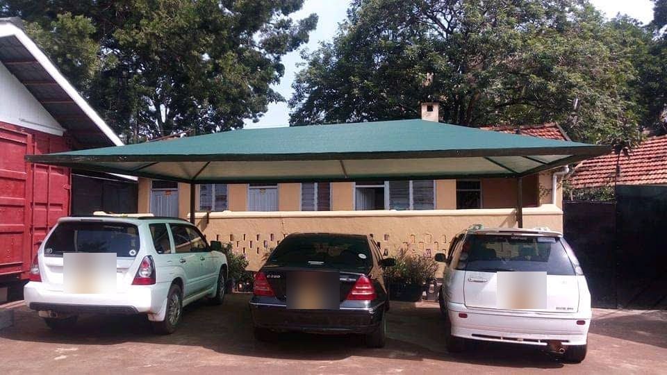 Completed KK carport project in Kampala