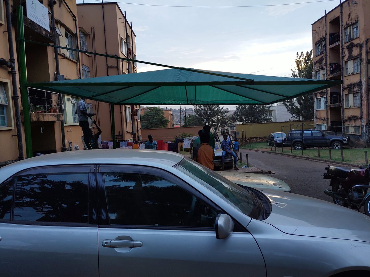 Completed KK carport project in Kampala