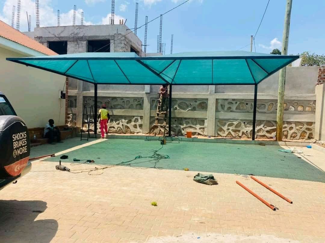Completed KK carport project in Kampala