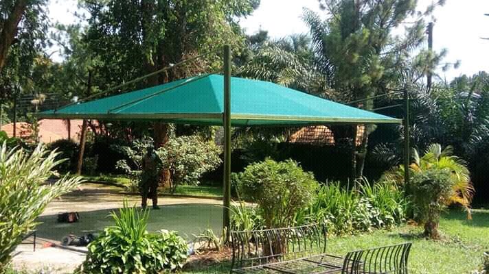 Completed KK carport project in Kampala