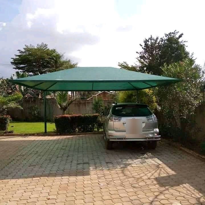 Completed KK carport project in Kampala